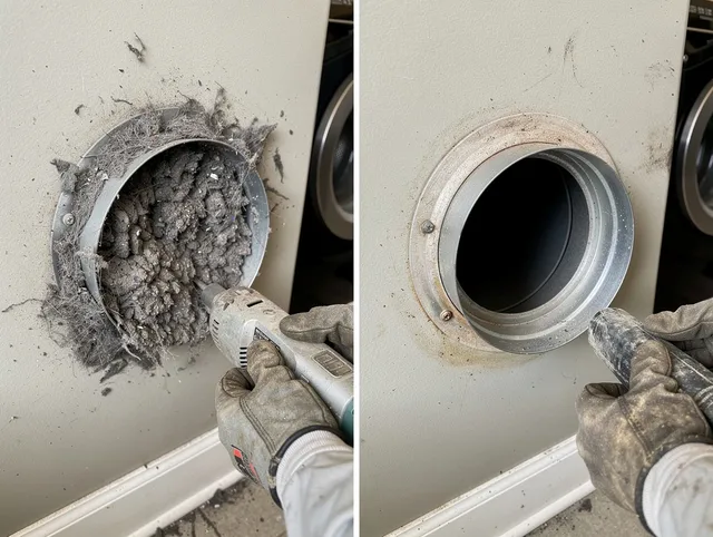 Professional clogged vent cleaning by Norwalk Dryer Vent Cleaning in Norwalk