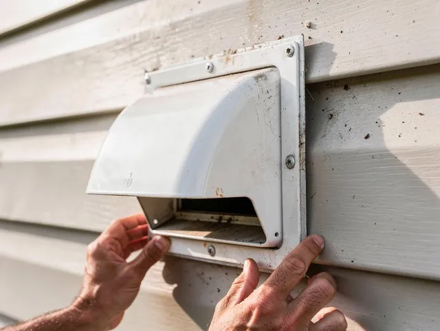 Norwalk Dryer Vent Cleaning technician delivering thorough residential dryer vent cleaning service in Norwalk